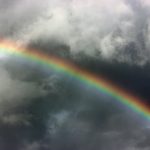 rainbow in a cloud