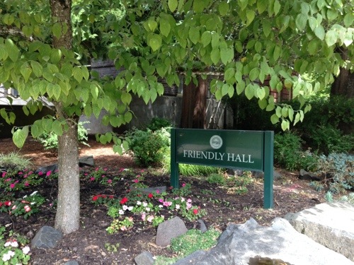 Friendly Hall at the University of Oregon in Eugene, Oregon